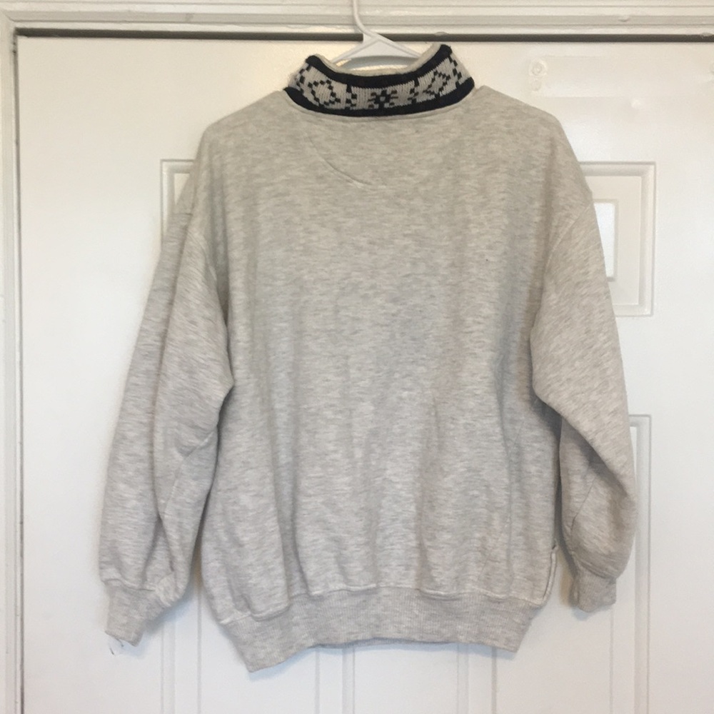 vintage zip up pullover - Picture 3 of 5